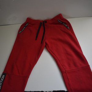 Hollister Youth Red Sweatpants Size S (334F2147)